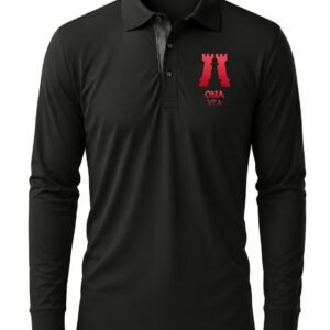 Camisa Negra Manga Larga con Logo Ona-Vea